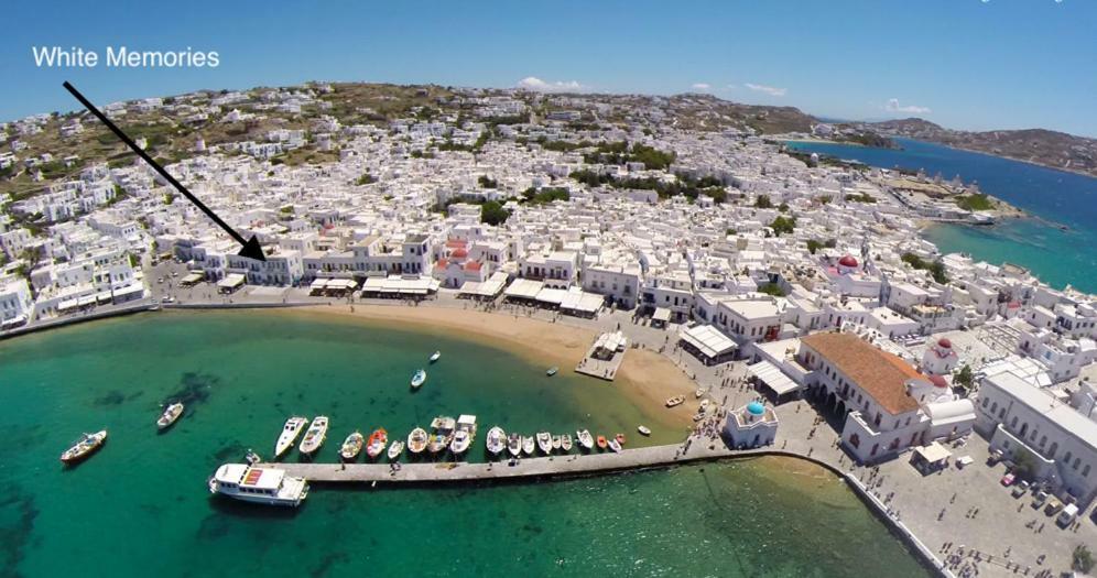 White Memories, Seafront Luxury Apartment Mykonos Mykonos Town Екстериор снимка