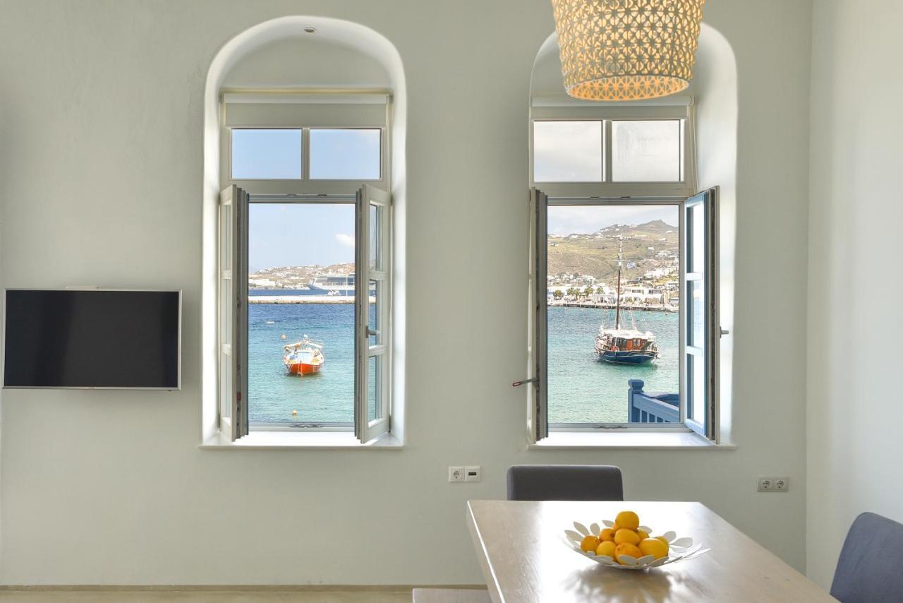 White Memories, Seafront Luxury Apartment Mykonos Mykonos Town Екстериор снимка