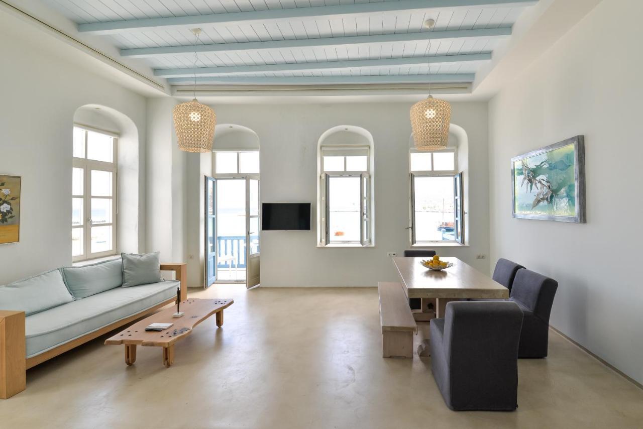 White Memories, Seafront Luxury Apartment Mykonos Mykonos Town Екстериор снимка