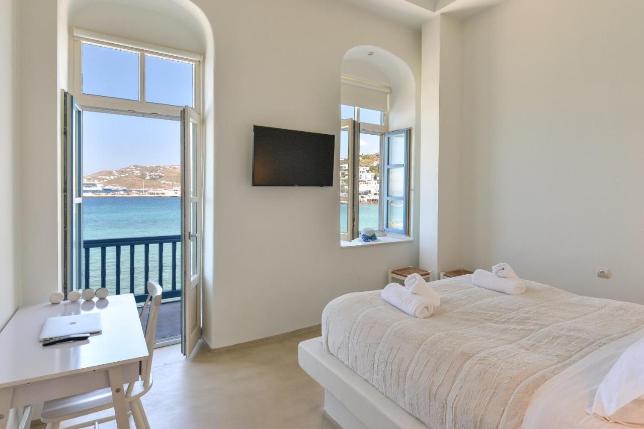 White Memories, Seafront Luxury Apartment Mykonos Mykonos Town Екстериор снимка
